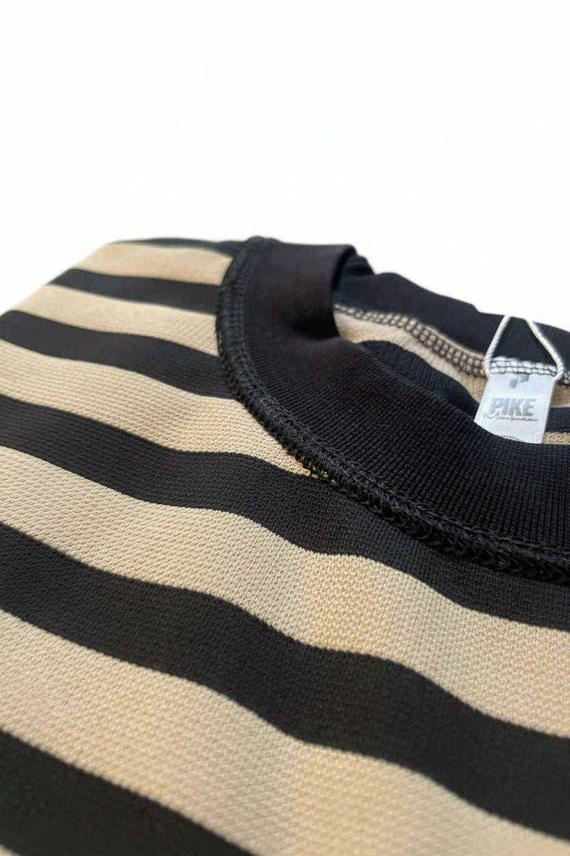 Loose Oversized Black Stripes T-shirt