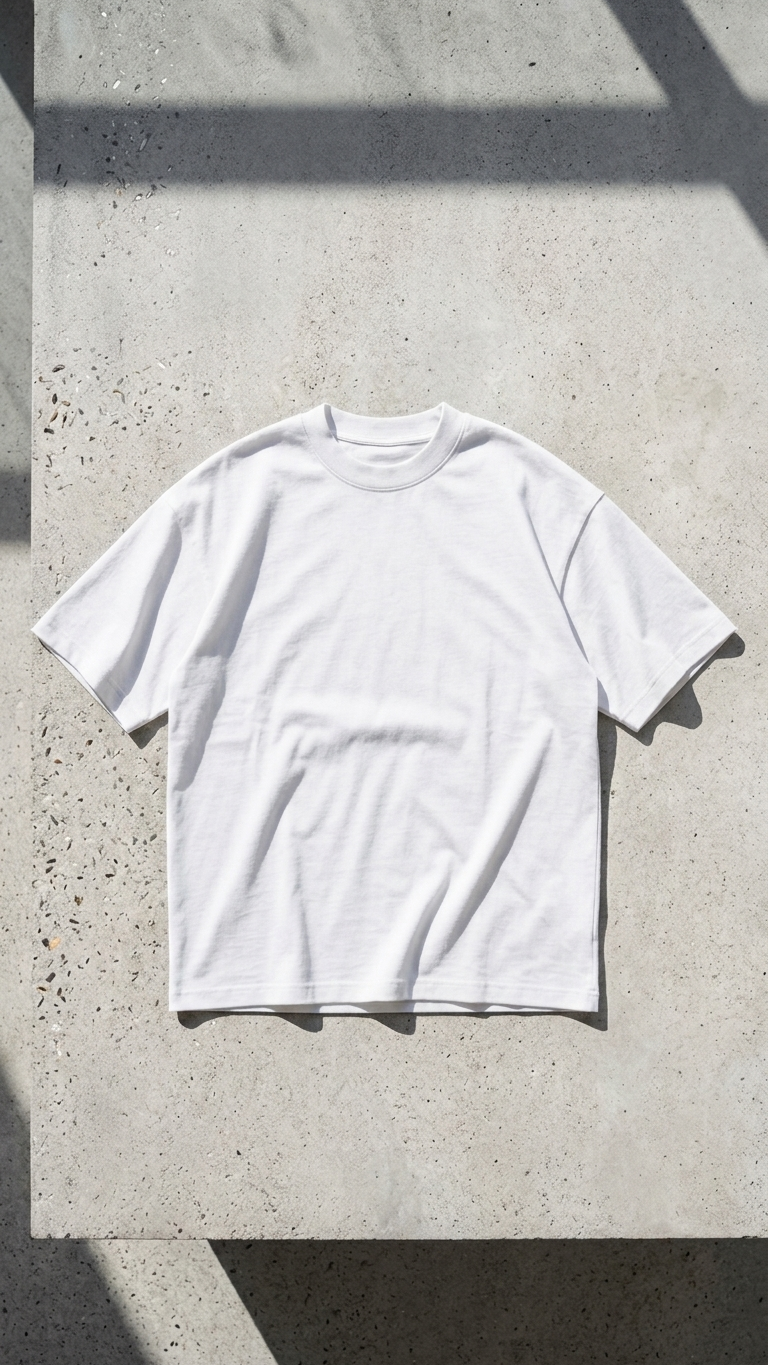 Loose Oversized Basic White T-shirt