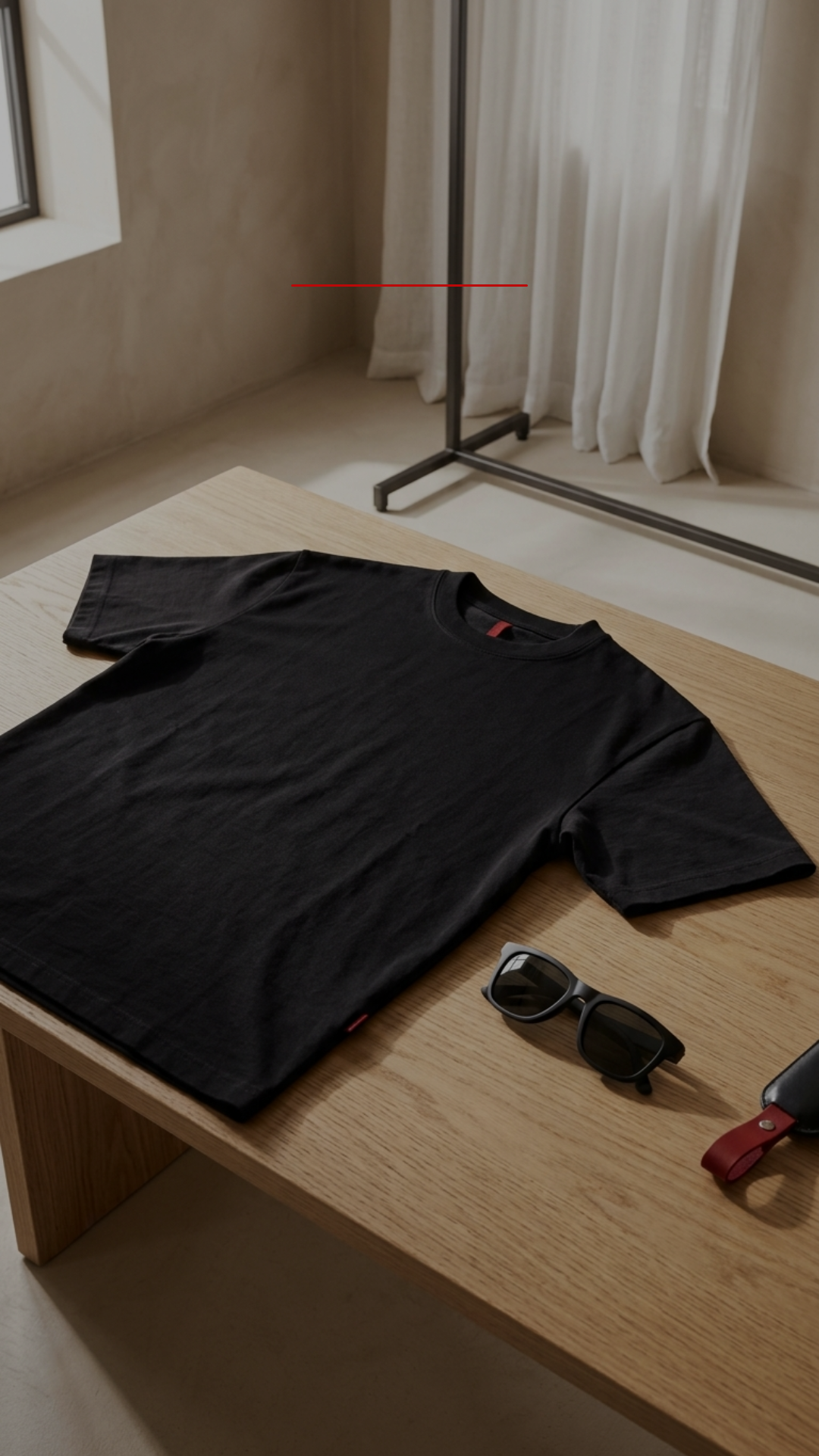 Loose Oversized Basic Black T-shirt