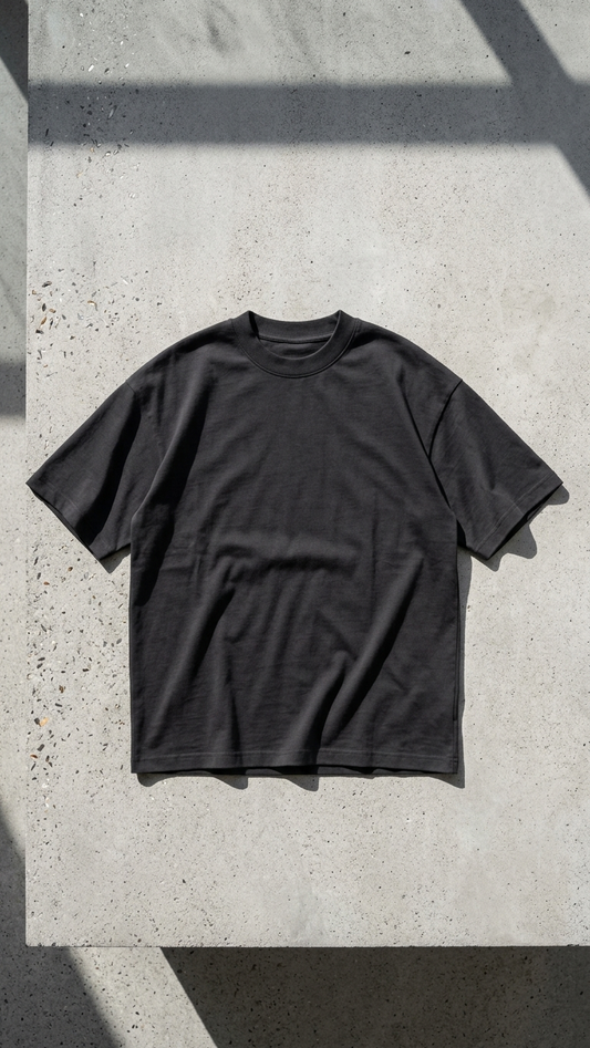 Loose Oversized Basic Black T-shirt