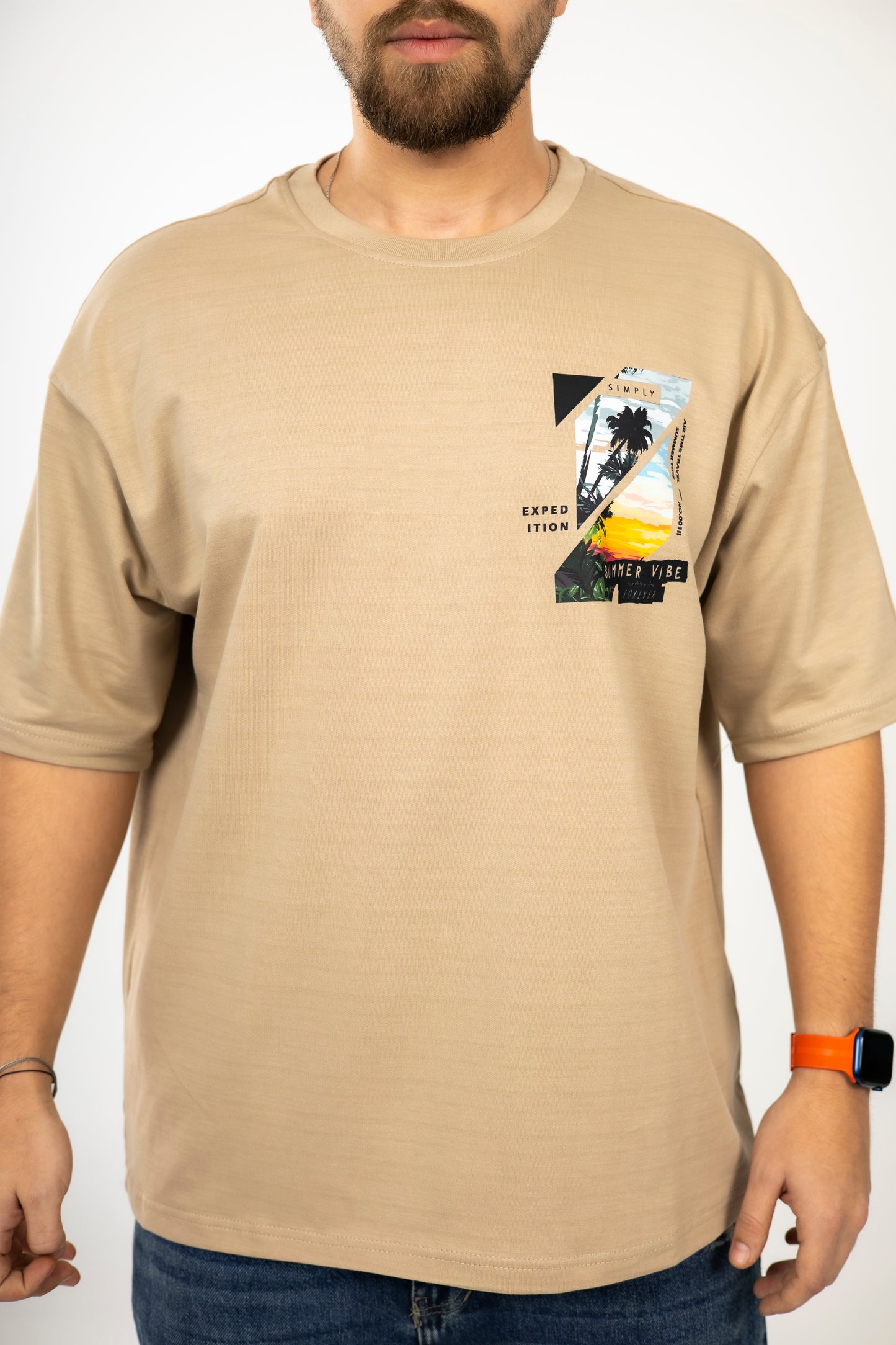 Loose Basic Oversize T-shirt Summer Vibes